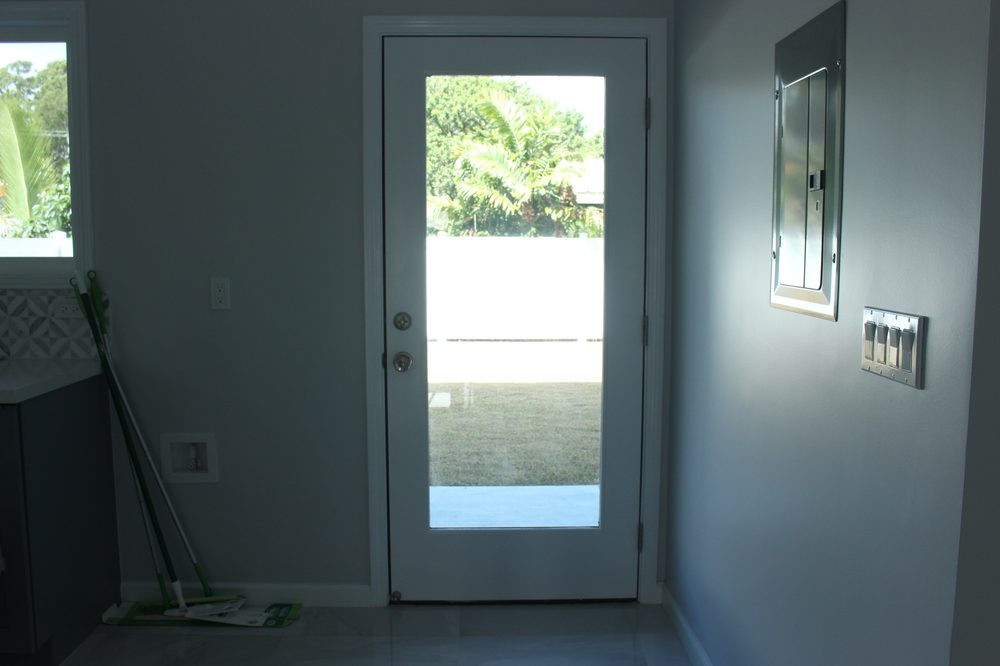 Back door after window tint