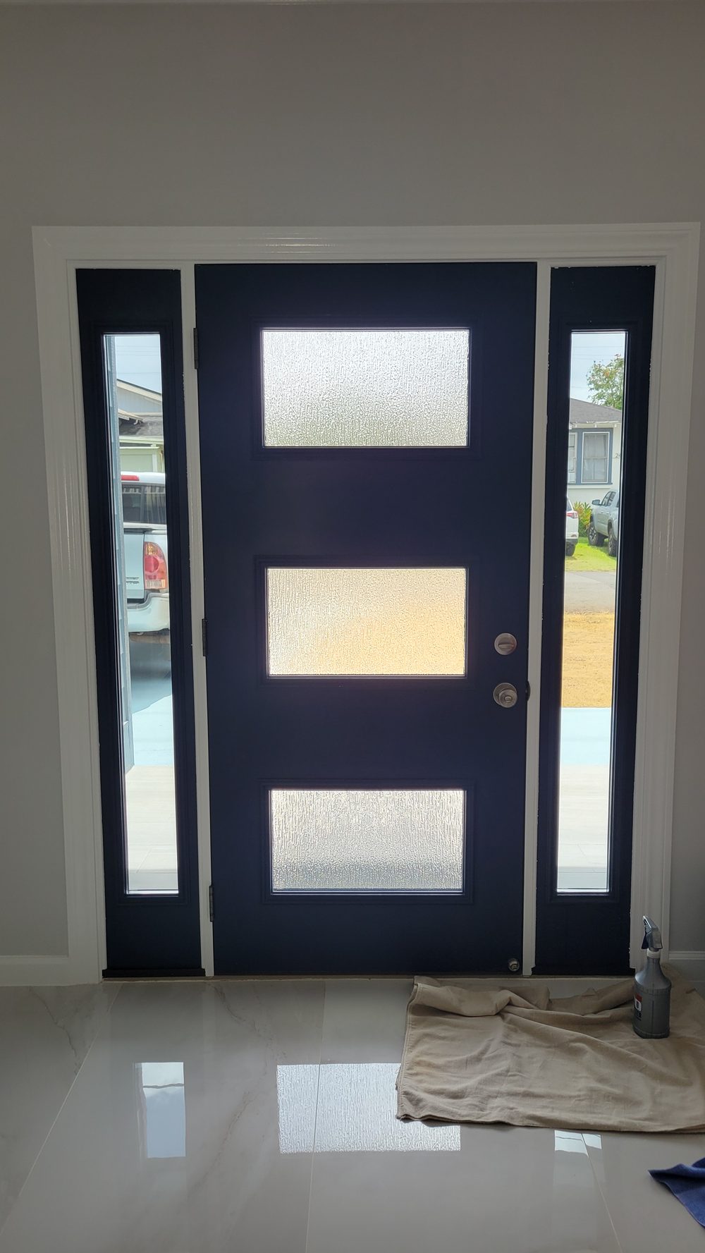 Front door after window tint